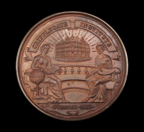 1926 Cripplegate Institute 51mm Bronze Prize Medal