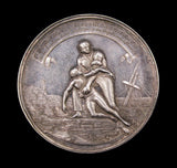 USA 1863 LS-1 Abraham Lincoln 67mm State Department Lifesaving Silver Medal - Only 4 Known