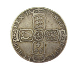 William III 1697 E Silver Halfcrown - E/B - Fine