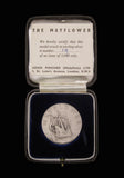 1957 Sailing of The Mayflower II 38mm Silver Medal - By Pinches