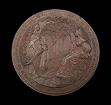 1882 Victoria Epping Forest Dedication 76mm Medal - By Wiener