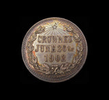 1902 Edward VII Coronation 23mm Silver Medal