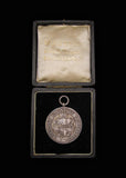 1910 Midland Counties Exhibition 32mm Silver Medal - Cased