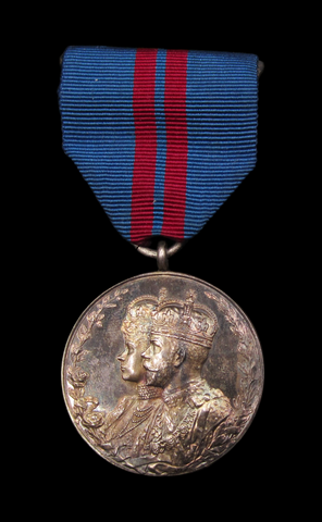 George V 1911 Coronation Full Sized Medal On Ribbon