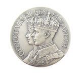 1937 Coronation Of George VI 38mm Silver Medal - By Turner & Simpson