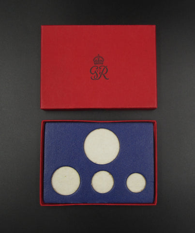 1937 Royal Mint Card Case For George VI 4 Coin Gold Proof Set