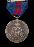 George V 1911 Coronation Full Sized Medal On Ribbon