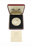 1977 Elizabeth II Silver Jubilee 57mm Silver Medal - Cased