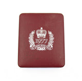 1977 Elizabeth II Silver Jubilee 57mm Silver Medal - Cased