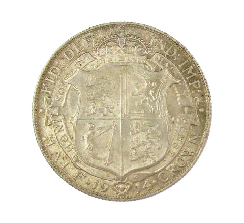 George V 1914 Halfcrown - A/UNC