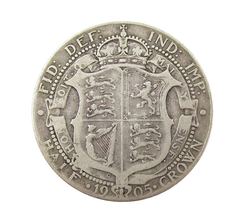 Edward VII 1905 Halfcrown - Fine