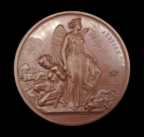 1857 India Sepoy Mutinies 63mm Cased Bronze Medal - By Pinches
