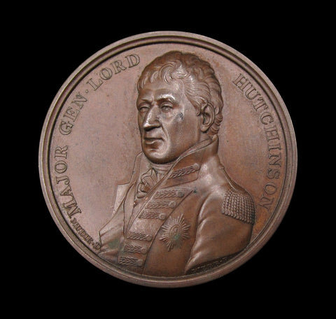 1801 Lord Hutchinson Egypt Delivered 41mm Medal - By Webb