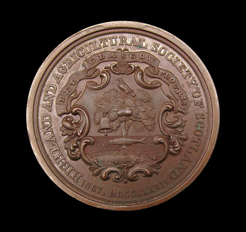 c.1850 Highland & Agricultural Society 45mm Bronze Medal - By Kirkwood