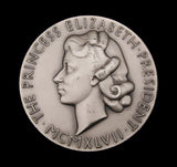 1947 Princess Elizabeth Royal Society Of Arts 57mm Silver Medal
