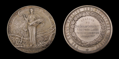 1907-1913 Set of 12 x Silver & Bronze Royal Agricultural Society of England 55mm Medals