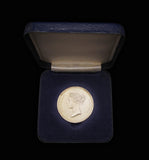 1987 British National Stamp Exhibition 38mm Silver Medal - Victoria Young Head