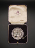1935 George V Silver Jubilee 51mm Silver Cased Medal - By Fray