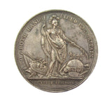 1736 Jernegan's Lottery 39mm Silver Medal - GVF