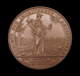 1908 Royal Lancashire Agricultural Society 47mm Bronze Medal