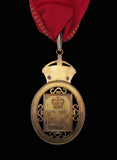 1986 The Order of The Companions of Honour Silver Gilt Badge - To Sydney Brenner