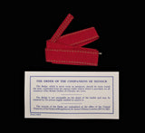 1986 The Order of The Companions of Honour Silver Gilt Badge - To Sydney Brenner