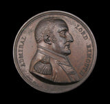 1816 Lord Exmouth & The Bombing of Algiers 41mm Medal - By Brenet
