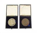 1899-1900 Department Of Art & Science Queens Silver & Bronze Medals