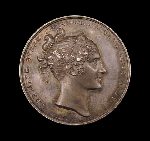 1831 Coronation Of William IV 33mm Silver Cased Medal - By Wyon