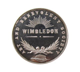 c.1897 Wimbledon Art & Benevolant Society 23mm Silver Medal