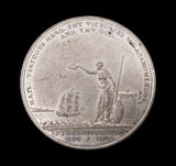 1800 Lord Nelson Return to England 38mm White Metal Medal - By Kempson