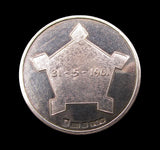 South Africa 1954-1961 Formation Of The Union 3 x Silver Medal Set - Cased