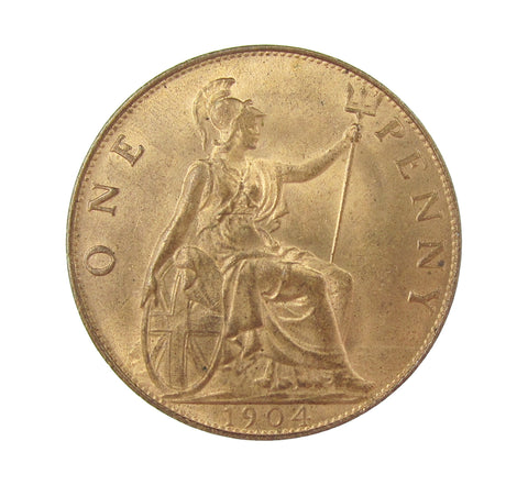 Edward VII 1904 Penny - UNC