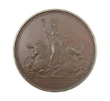 1854 William Wyon Art Union Of London 56mm Medal - By Wyon
