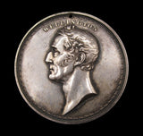 1839 Duke Of Wellington Cinque Ports 55mm Silver Medal - By Wyon