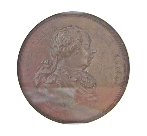1809 George III Grand National Jubilee 42mm Bronze Medal - NGC MS62