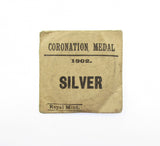 1902 Edward VII Coronation 31mm Silver Medal - In RM Envelope