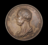 1813 Dudley Pitt Club 50mm Silver Medal - By Wyon
