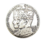 1937 Coronation Of George VI 57mm Silvered Medal - By Carter