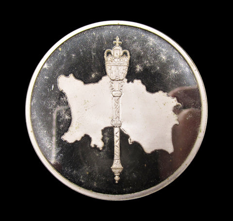 1981 States Assembly Of Jersey 51mm Silver Medal - Cased