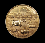 1876 General Agricultural Association of Ayrshire 46mm Silver Medal