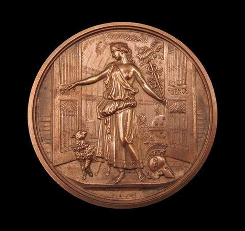 1890 Crystal Palace Photographic Exhibition 41mm Medal - By Pinches