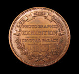 1890 Crystal Palace Photographic Exhibition 41mm Medal - By Pinches