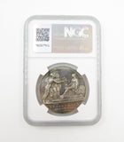 1838 Victoria Coronation 36mm Silver Medal - NGC MS60