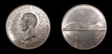 1847-1851 Houses of Parliament & Great Exhibition 74mm Medal Pair - By Ottley