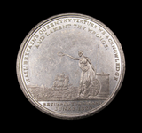 1820 Return Of Queen Caroline To England 40mm Medal - By Kempson