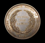 1840 Royal Agricultural Society 'Patroness' 55mm Cased Silver Medal - By Wyon