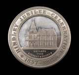 1887 Jubilee Leyland Library & Museum 52mm Bronze & WM Medals