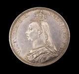 Victoria 1887 Crown - GEF