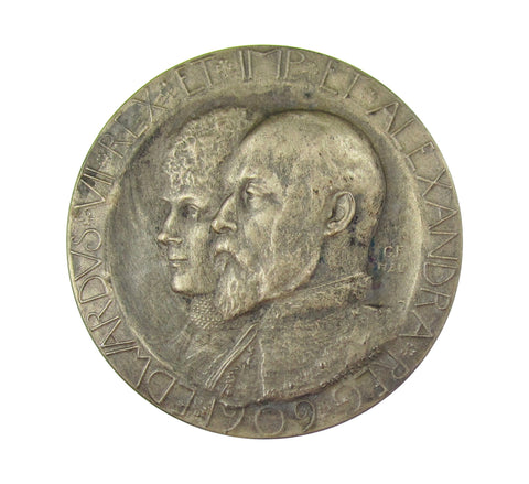 1909 Opening Of Birmingham University 35mm Silver Medal - By Frampton